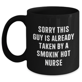Nurse-Themed Black Coffee Mug, Funny Quote for Men, Gifts from Friends to Coworkers, Unique Father's Day Unique Gifts for Nurses - Main